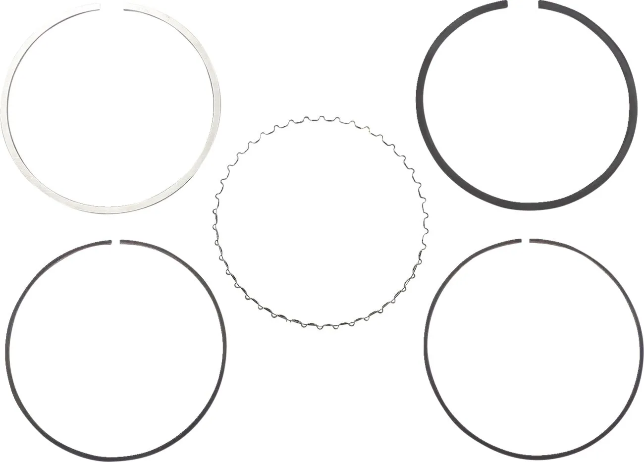 Jeu de segments de piston de rechange Wossner