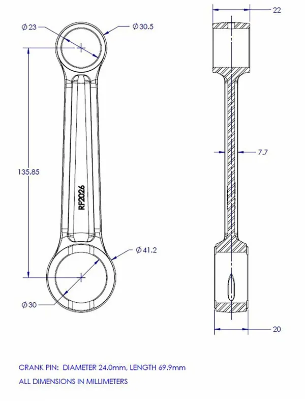 Kit de Bielle VINTCO - vue 3
