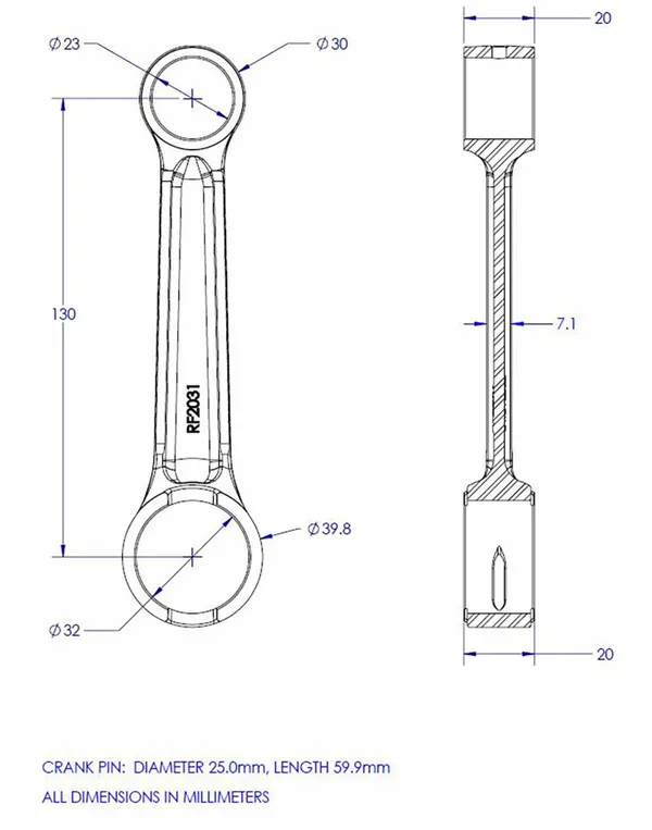 Kit de Bielle VINTCO - vue 3