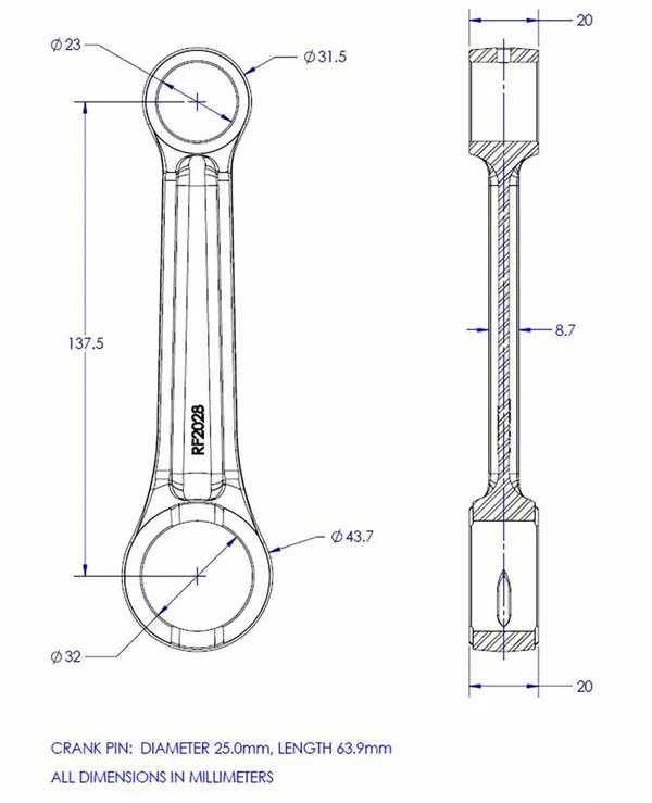 Kit de Bielle VINTCO - vue 3