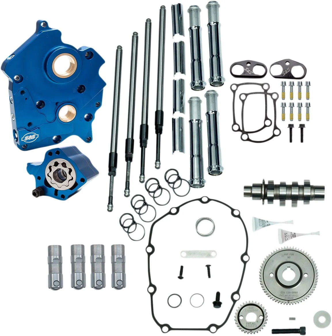 Kit plastique S&S Cycle Cam 465G W/PLT OC/CHR M8
