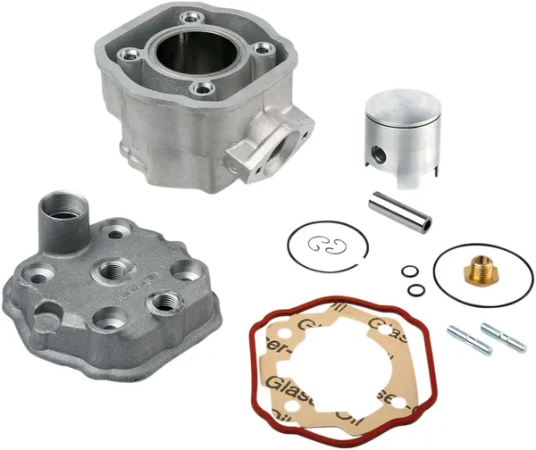 Haut moteur 50 à boîte adaptable Derbi 50 Senda 2006+, GPR 2006+, Gilera 50 SMT 2006+, RCR 2006+ (moteur Piaggio Euro 3) - Alu Nikasil - vue 3