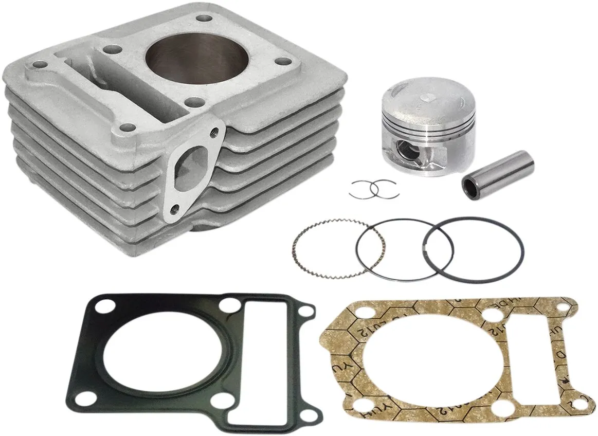 Cylindre Airsal adaptable Yamaha 125 YBR, XT-Beta 125 RR 4T, Rieju 125 Marathon 4T, Tango 4T, Orcal Sprint, Astor 4T - Alu Ø54 mm axe 15 mm - vue 2