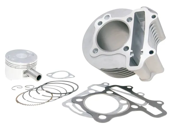 Kit de cylindre 150 cm³ 57,4 mm moteurs chinois 4 temps GY6 125 152QMI 150 157QMJ - vue 2