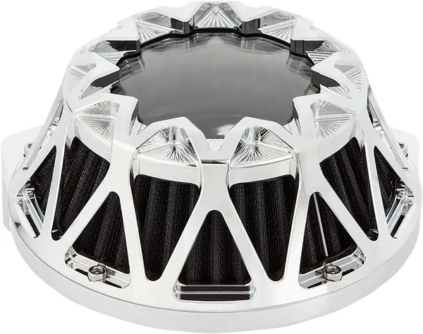 Filtre à air Arlen Ness Air CLNR Crossfire Chrome - vue 2