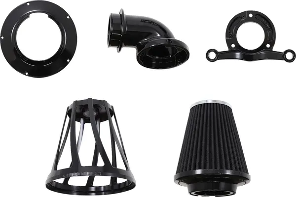 Filtre à air Arlen Ness Air Cleaner Monster Draft allblack - vue 2