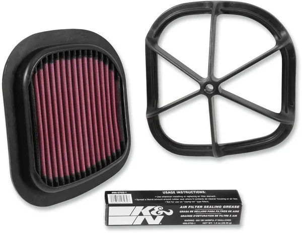 Filtre à air haut débit K&N Xstream Series motocross