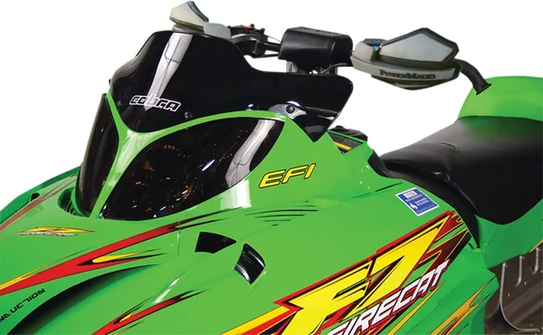 Pare-brise POWERMADD 7 BLK arc - vue 2
