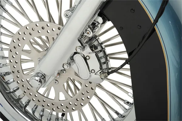 Étrier de frein à 4 pistons chrome DRAG SPECIALTIES - vue 2