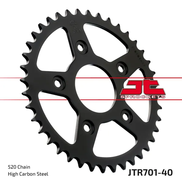 Couronne en acier JT Sprockets - vue 2