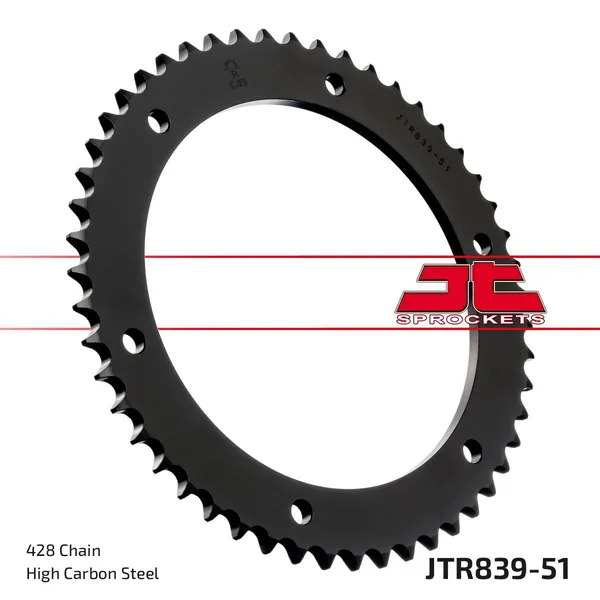 Pignon arrière JT SPROCKETS 51T 428