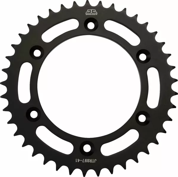 Couronne JT Sprockets 520 41 dents acier noir KTM 790 Duke 890 Duke R Husqvarna Svartpilen Vitpilen - vue 2