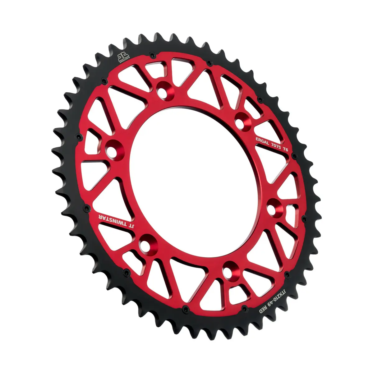 Pignon hybride acier/aluminium Twinstar JT SPROCKETS - vue 2