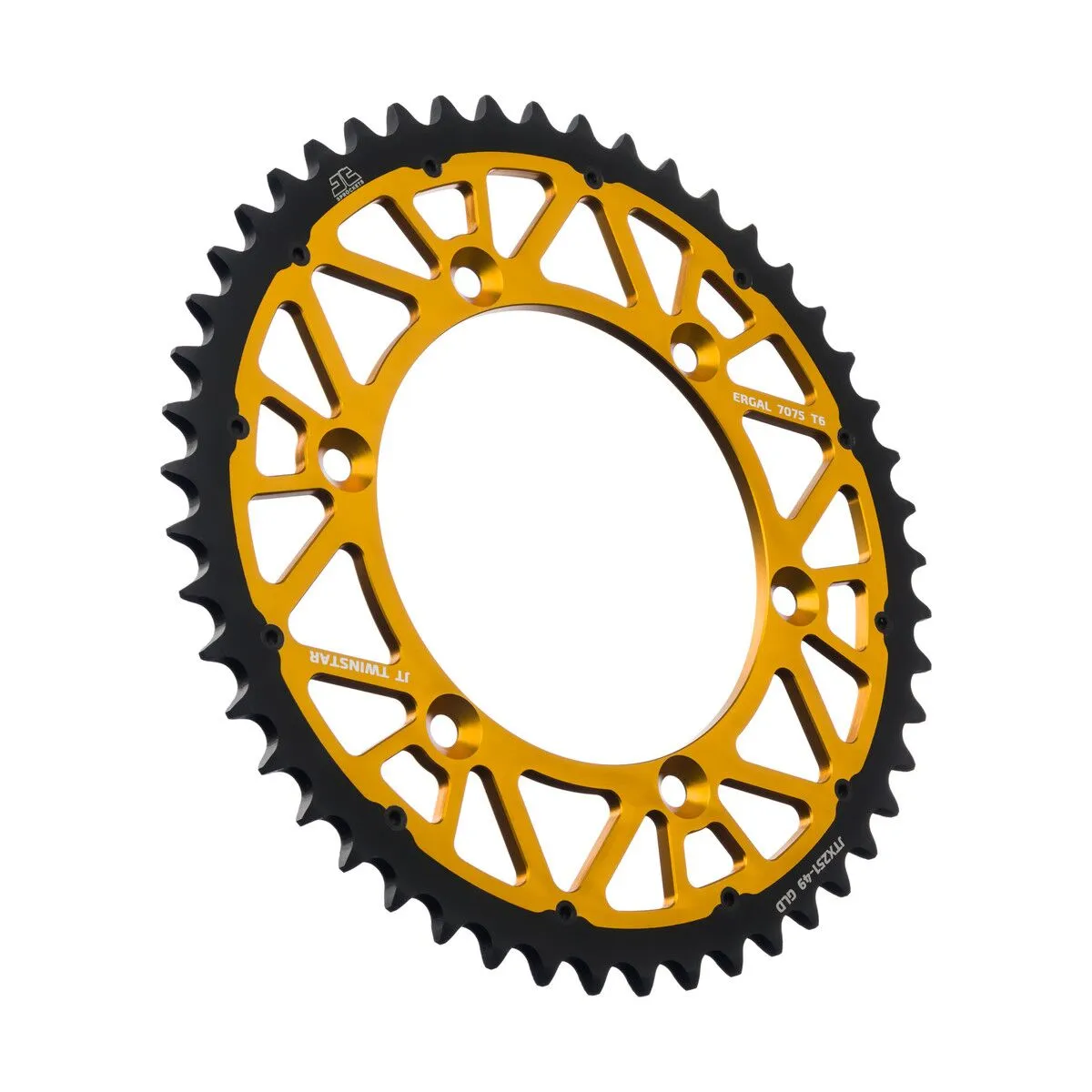 Pignon hybride acier/aluminium Twinstar JT SPROCKETS - vue 2
