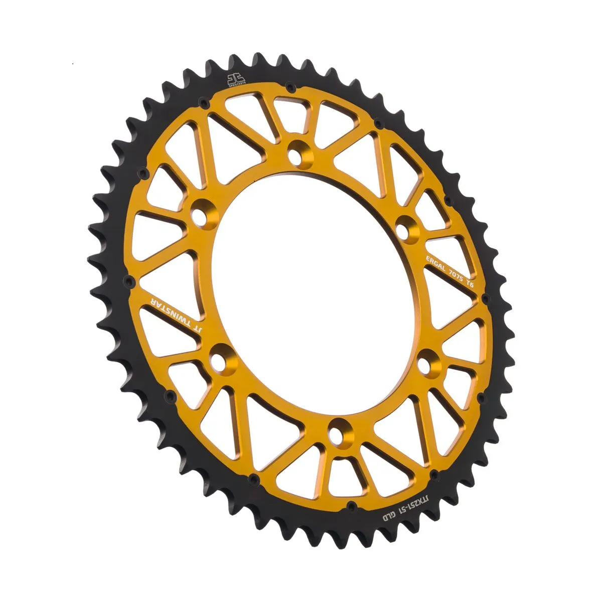 Pignon hybride acier/aluminium Twinstar JT SPROCKETS - vue 2