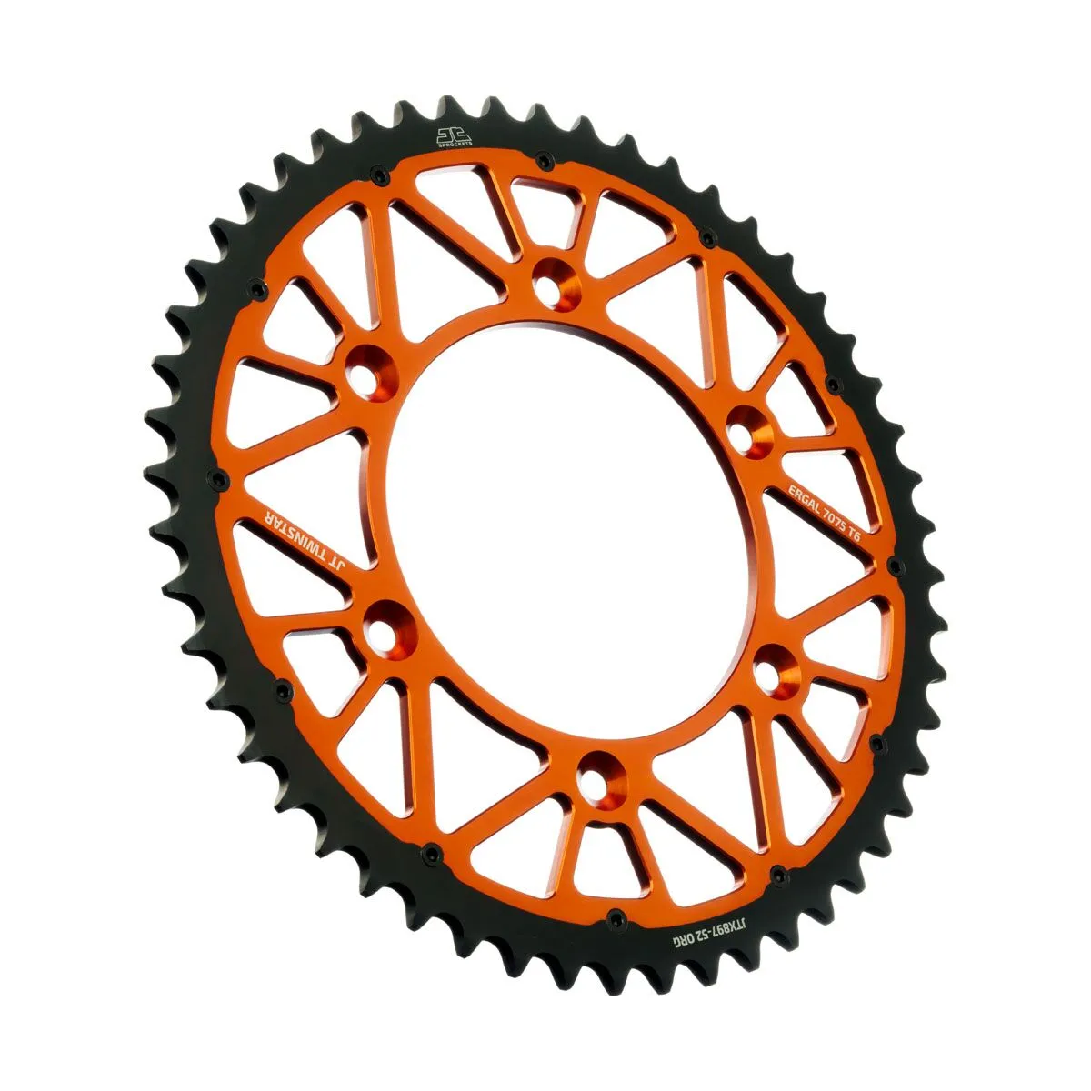 Pignon hybride acier/aluminium Twinstar JT SPROCKETS - vue 2