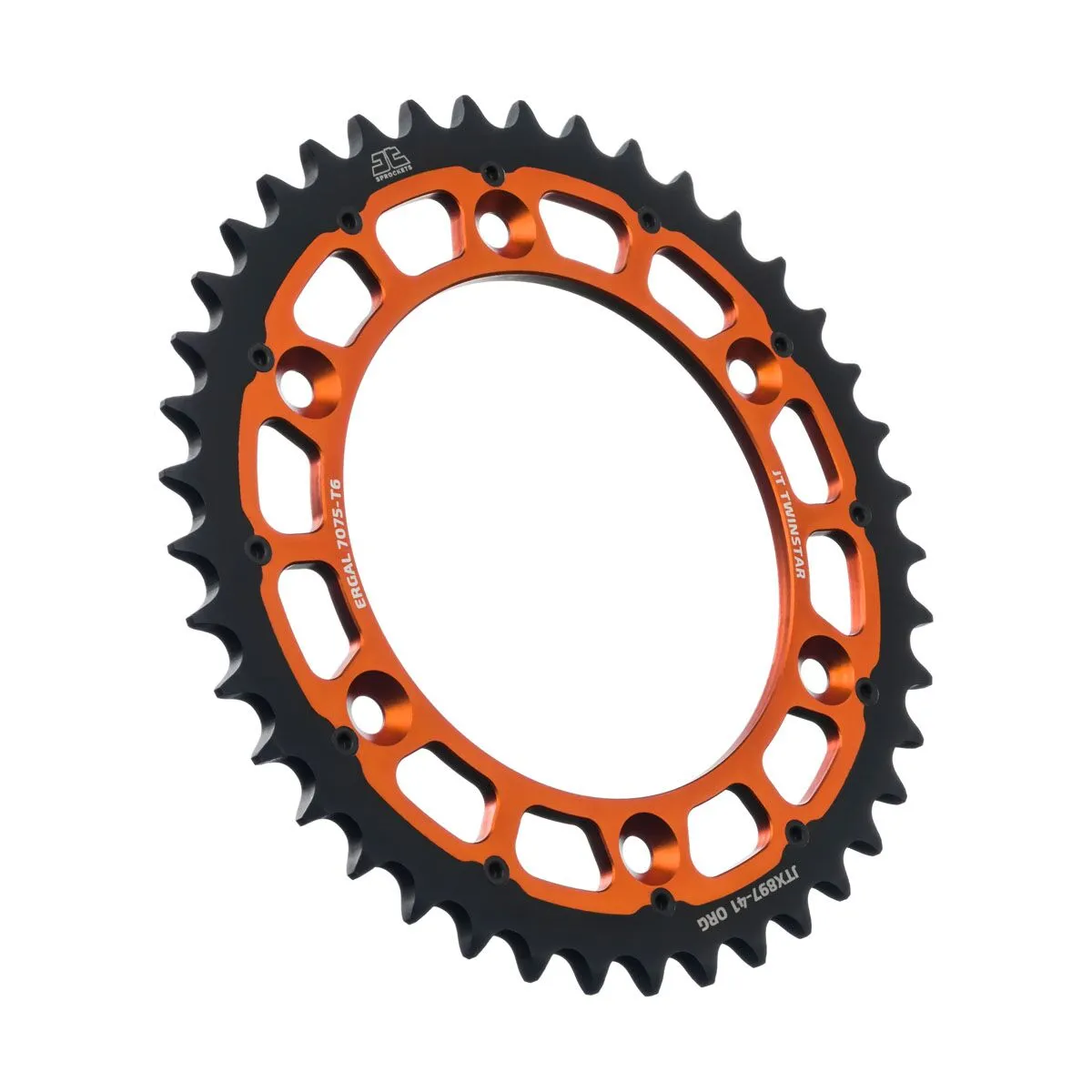Pignon hybride acier/aluminium Twinstar JT SPROCKETS - vue 2