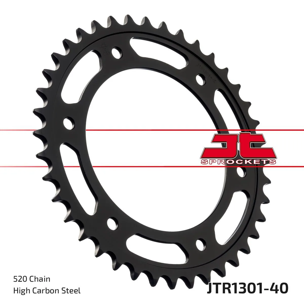 Couronne en acier JT Sprockets - vue 2