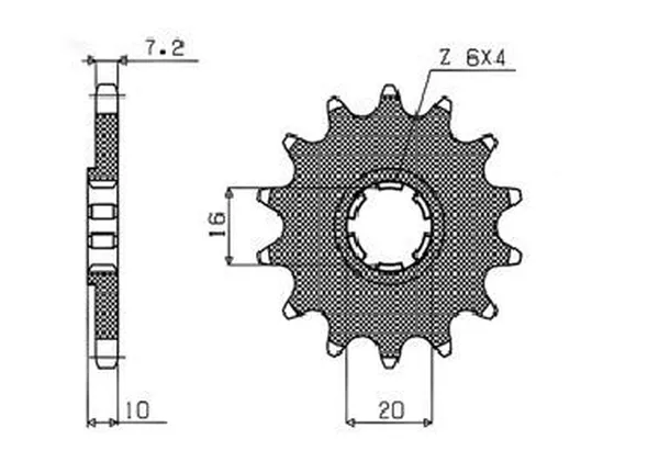 Pignons Powerdrive SUNSTAR SPROCKETS - vue 2