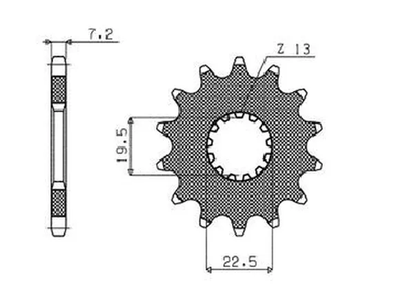 Pignons Powerdrive Sunstar Sprockets - vue 2