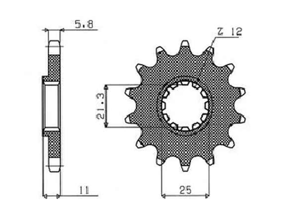 Pignons Powerdrive Sunstar Sprockets - vue 2