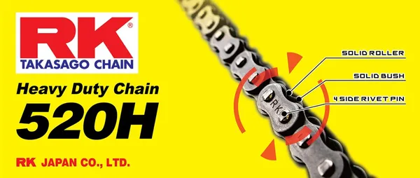 Chaîne RK 520H 116 mailles - vue 3