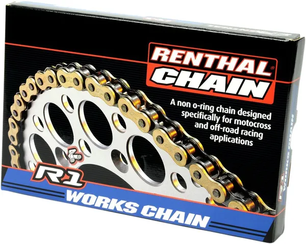 Chaîne de transmission 428 R1 Renthal - vue 2