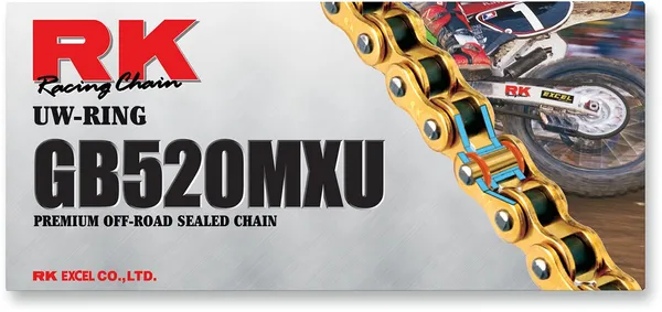 RK Chaîne UW GB520MXU/118 ouverte avec maillon à clip - vue 2