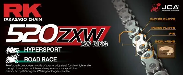 Chaîne RK 520 ZXW - vue 2