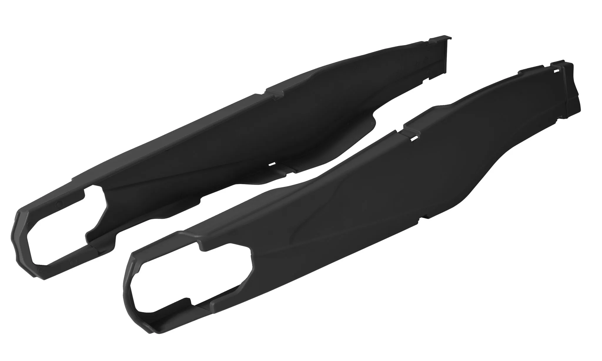 Protection de bras oscillant pour KTM 125, 250 SX 2013+2022, 350 SX-F 2013+2022, 350, 450 exc-f 2020+2022-husqvarna 250, 350, 450 FC 2014+2022, 250, 350, 450 fe 2014+2023 noir (paire) -Polisport - vue 4