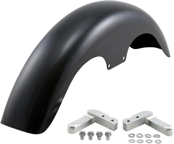 Garde-boue avant Hugger Series avec blocs de montage pour Softail/Dyna KLOCK WERKS - vue 2