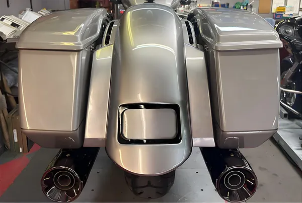 Garde-boue arrière court sport Paul Yaffe Bagger Nation - vue 2