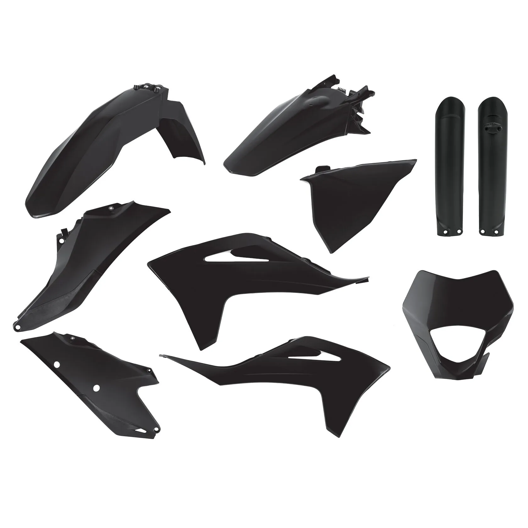 Kit plastiques complet noir Polisport - vue 2