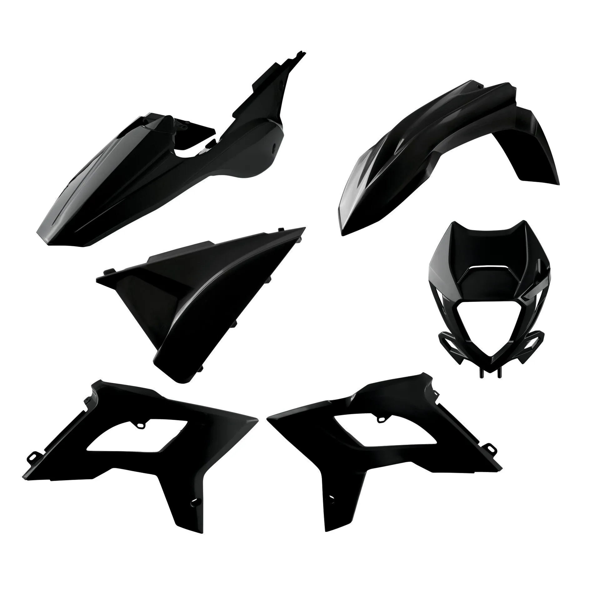 Kit plastiques complet noir POLISPORT - vue 2