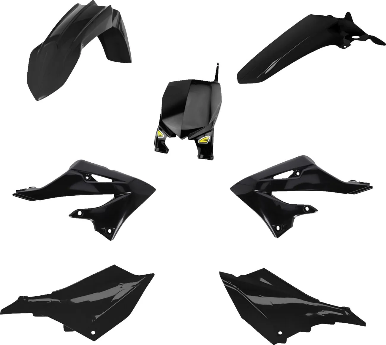 Kit plastique Cycra 5 éléments noir Yamaha YZ125/250 2022