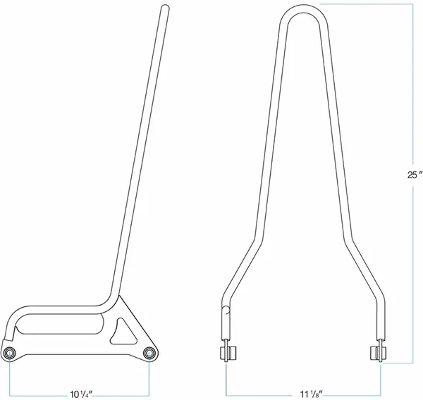 Barres sissy EXFIL Biltwell - vue 6