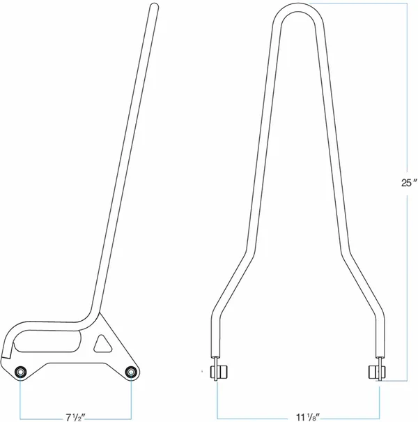 Barre sissy EXFIL Biltwell - vue 6