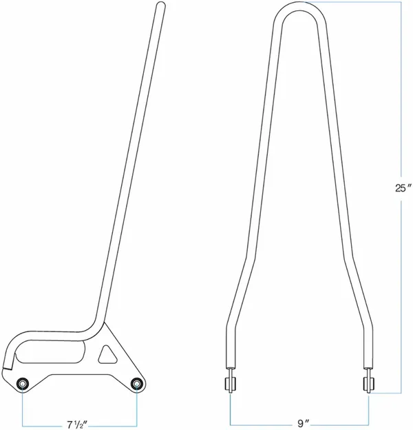 Barres sissy EXFIL Biltwell - vue 6