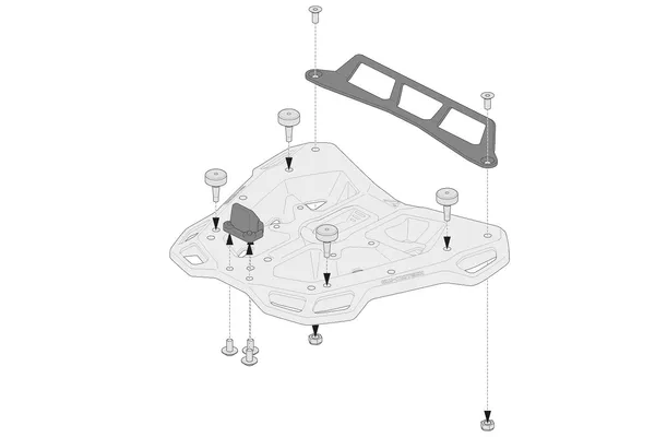 Kit d'adaptation pour Adventure Rack SW-MOTECH - vue 2