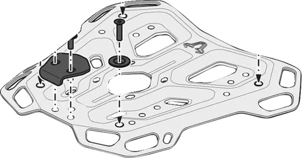 Porte-bagages Adventure Rack SW-Motech - vue 2