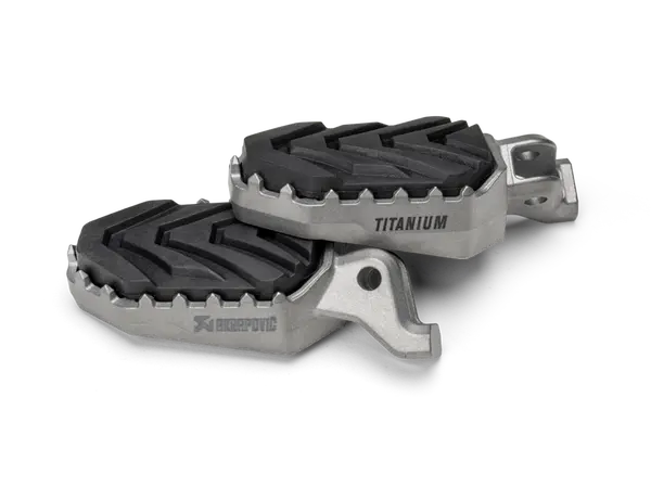 Repose-pieds titane Akrapovic Triumph tige - vue 2
