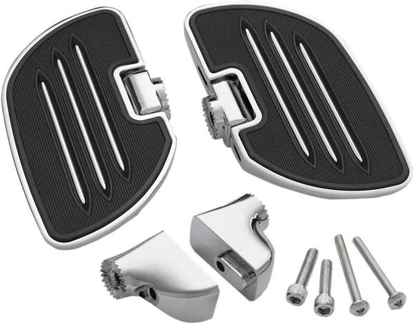 Platines repose-pied passager Commander Show Chrome - vue 4