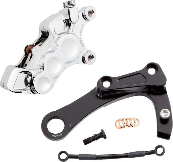 Caliper rear 6 PIST0N chrome m - vue 2