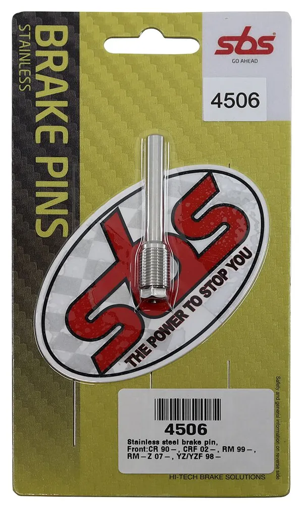 Axe de plaquettes de frein avant SBS 56,9 x 37,3 mm - vue 2