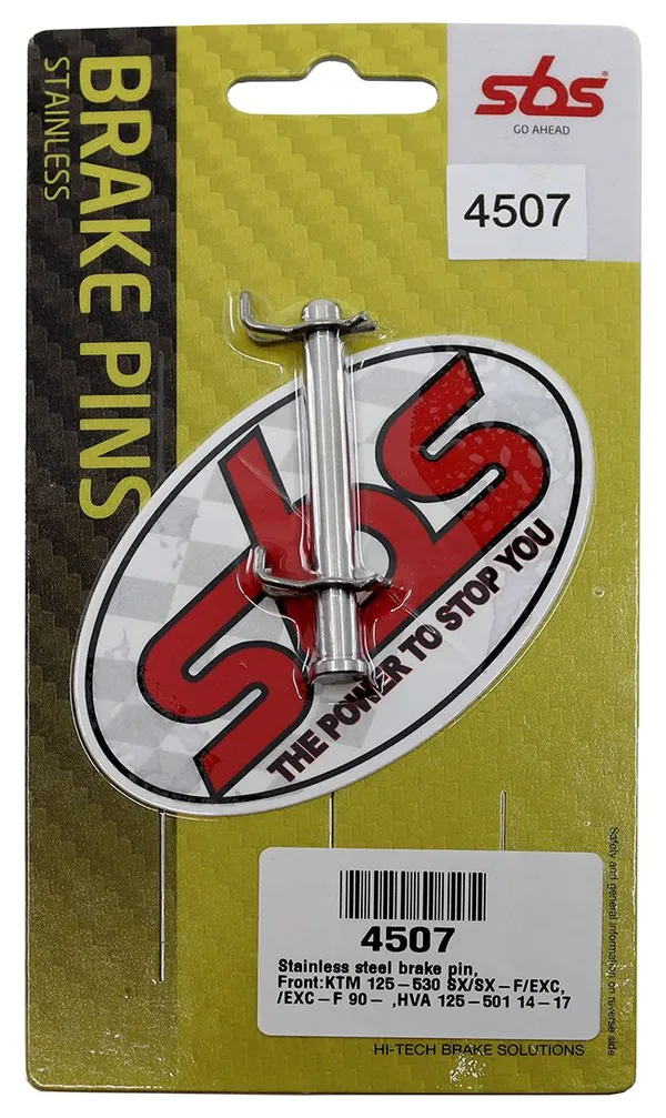 Axe de plaquettes SBS Brembo 56,0 mm - vue 2