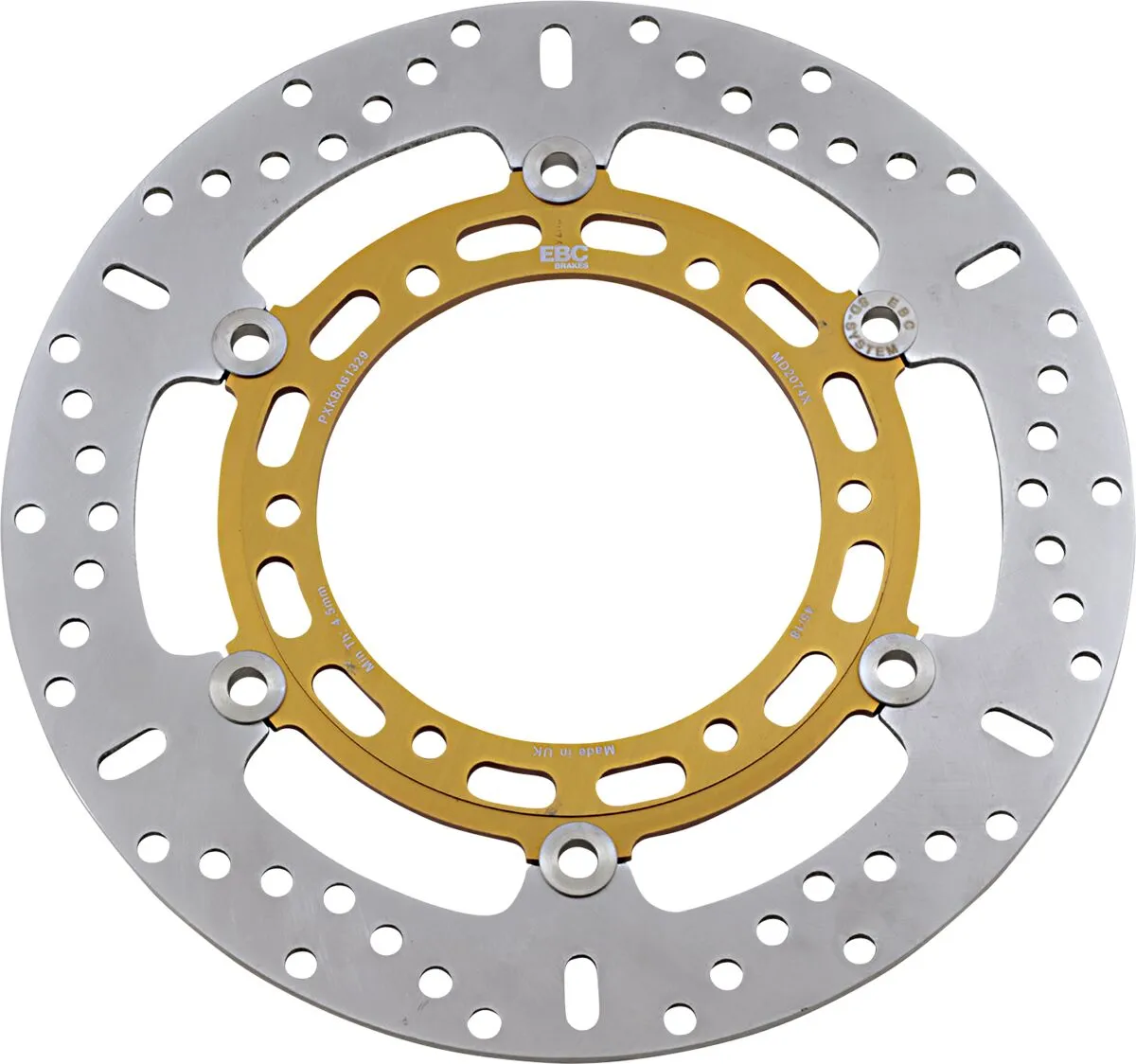 Disque de frein EBC acier inoxydable X - vue 2