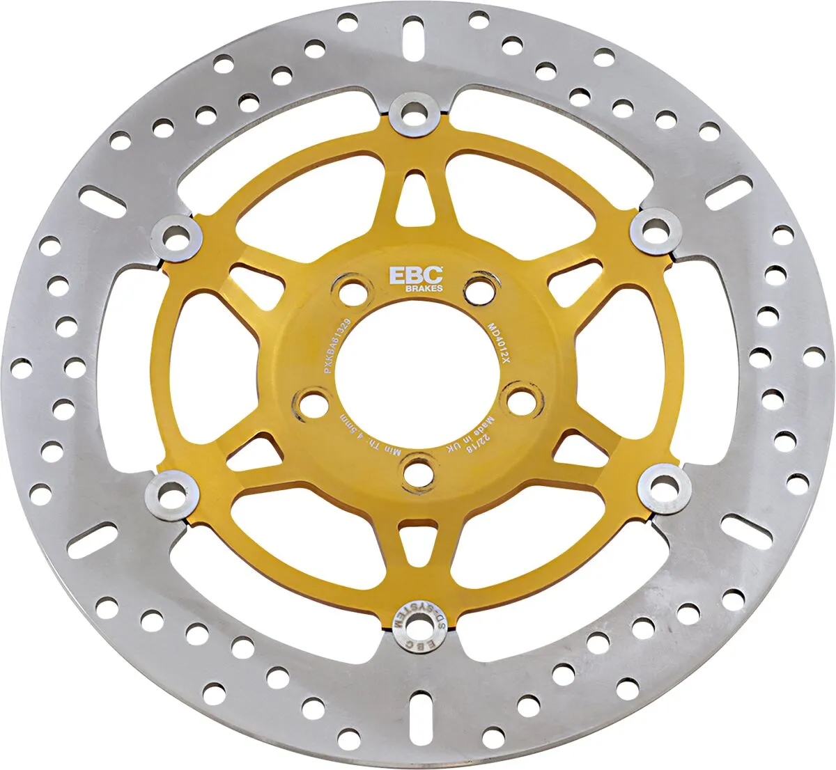 Disque de frein arrière EBC acier inoxydable X