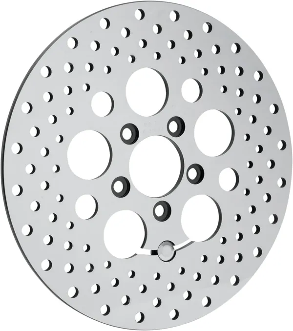 Disque de frein percé en acier inoxydable poli DRAG SPECIALTIES - vue 2