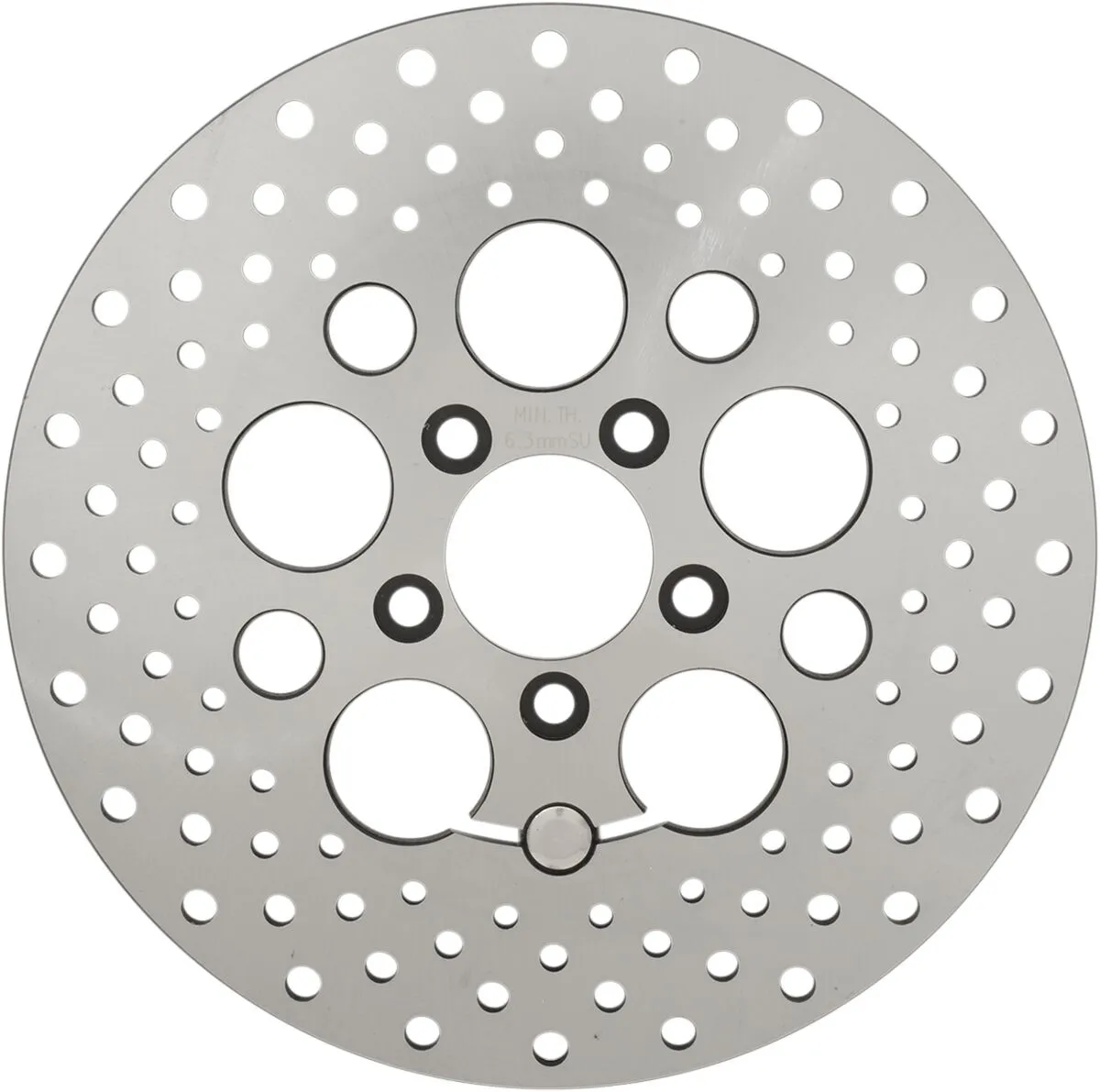 Disque de frein percé en acier inoxydable DRAG SPECIALTIES