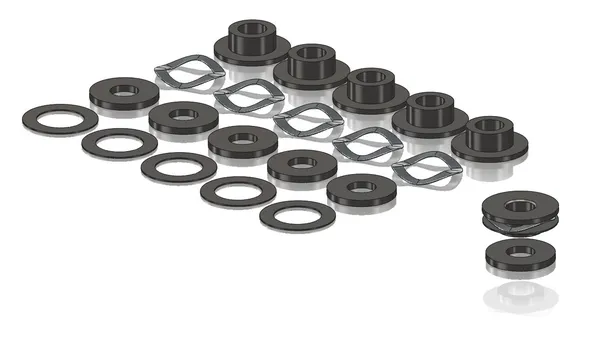 Kit de fixation disque de frein TRW 4,5 mm 12/2007